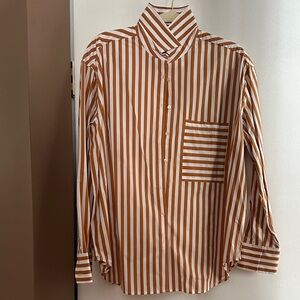 AYR The Deep End Shirt in Aperitif (striped)